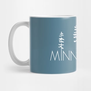 Proud Minnesotan, Up North Minnesota Pine Trees Mug